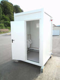 Mini Sanitärcontainer Toilette – kompakte WC-Kabine mit Waschbecken